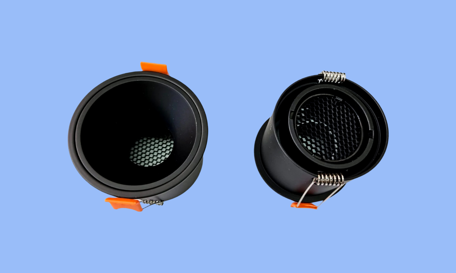Round White/Black deep frame suitable for Led Modules/MR16 lamps till 12W.