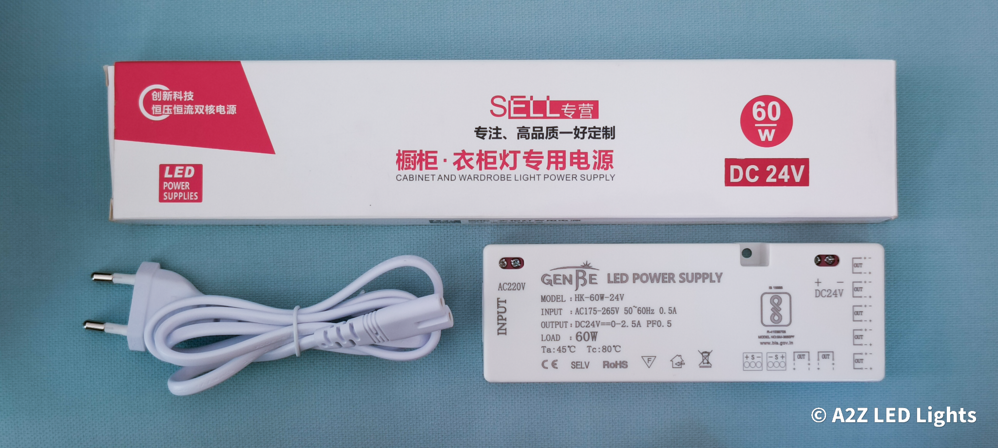 24V Cabinet Led Power Supply 60W