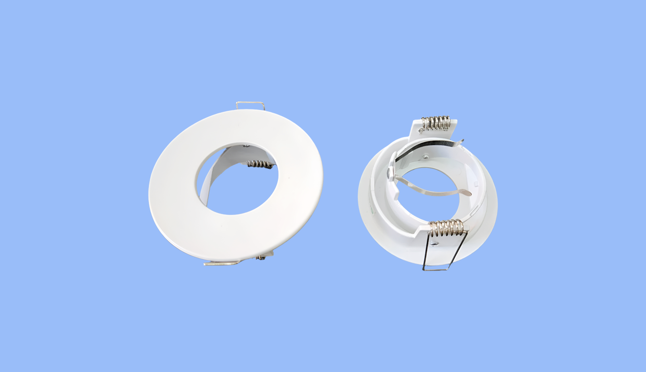 Round White Pin hole frame suitable for Led Modules/MR16 lamps till 12W.